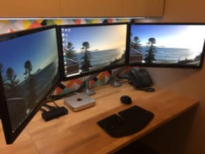 How to run a Mac mini with 3 Monitors