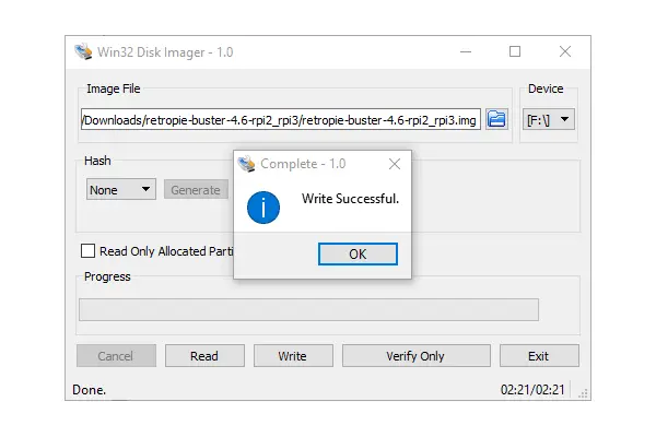 win32 disk imager error 8
